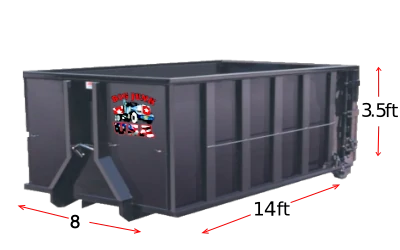 10 Cubic Yard Roll Off dumpster rental San Jose